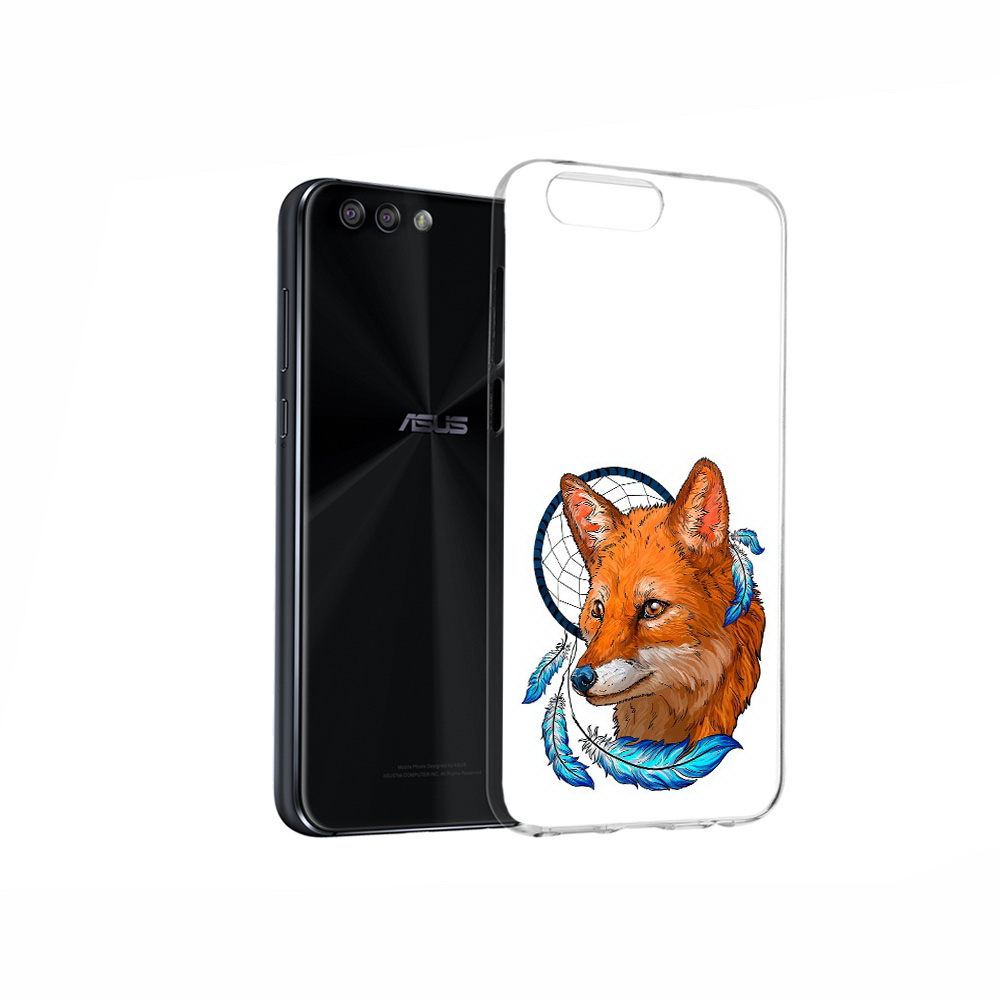 Чехол MyPads Tocco для Asus ZenFone 4 лиса и ловец снов