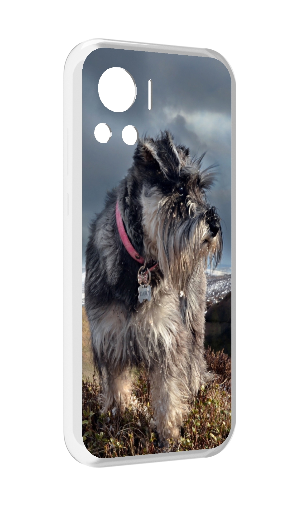 

Чехол MyPads ризеншнауцер 2 для Motorola Edge 30 Ultra, Прозрачный, Tocco