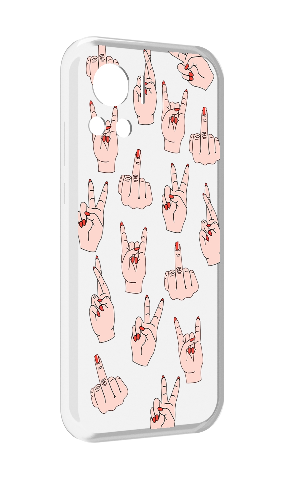 

Чехол MyPads разные-ручки для Motorola Edge 30 Ultra, Прозрачный, Tocco