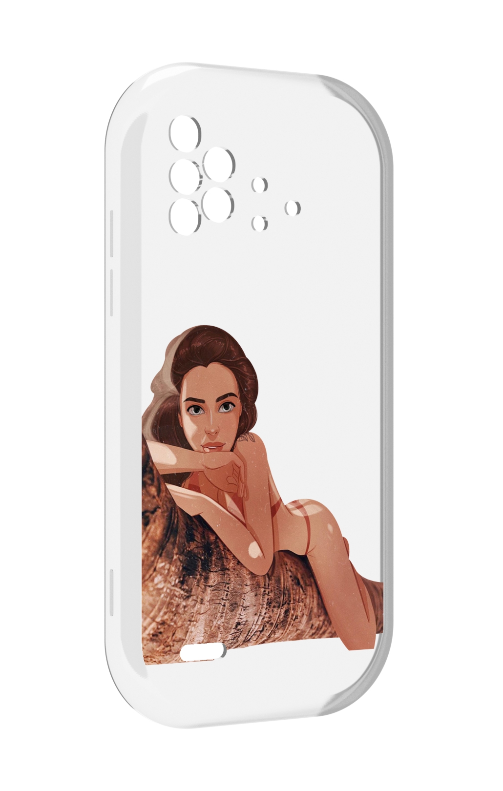 

Чехол MyPads амазонка-на-дереве для UMIDIGI Bison X10 / X10 Pro, Прозрачный, Tocco