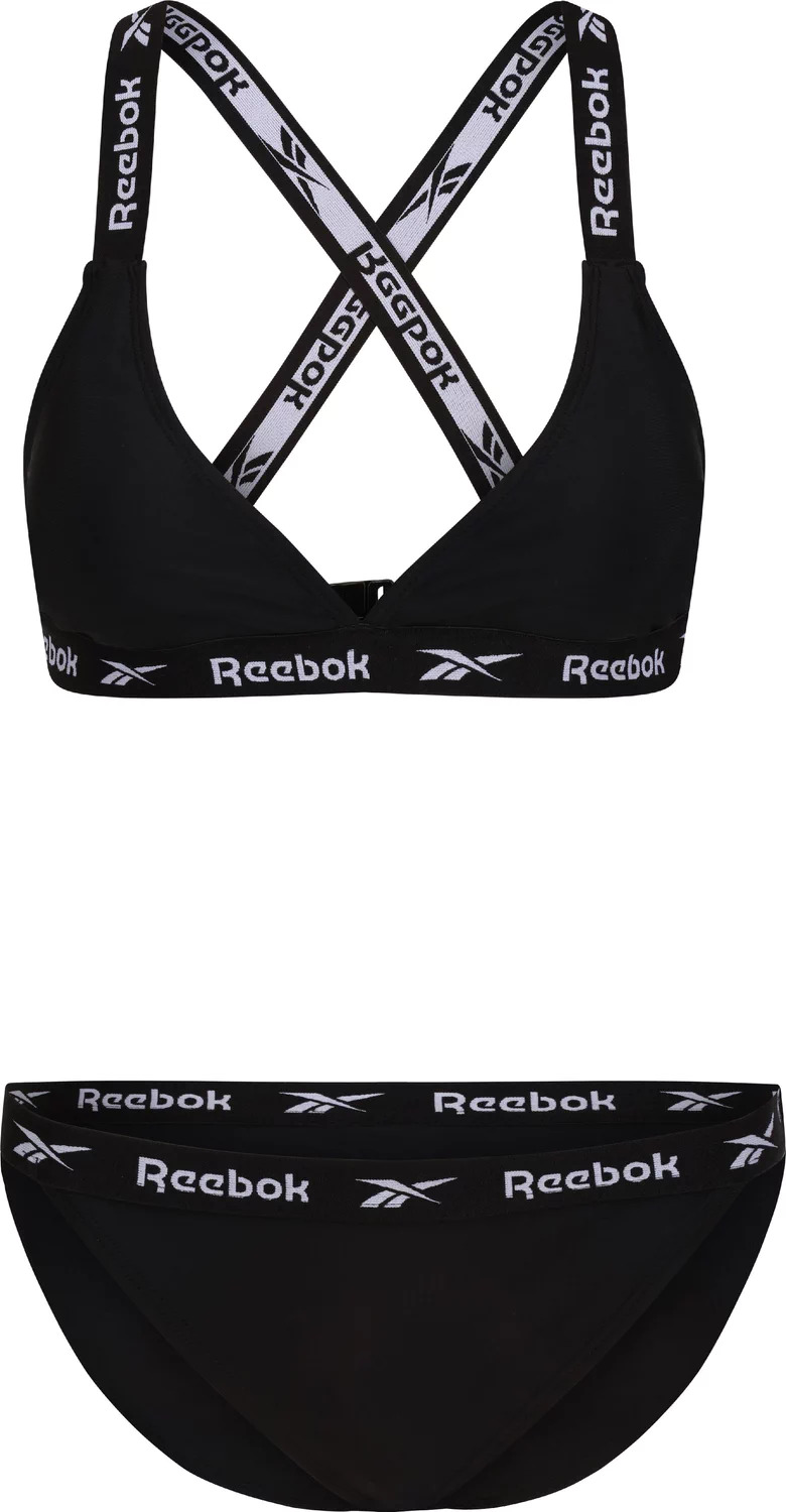 Костюм купальный Reebok для женщин, L4_74029_RBK, чёрный, S