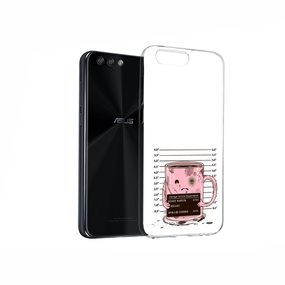 

Чехол MyPads Tocco для Asus ZenFone 4 кружка, Прозрачный, Tocco