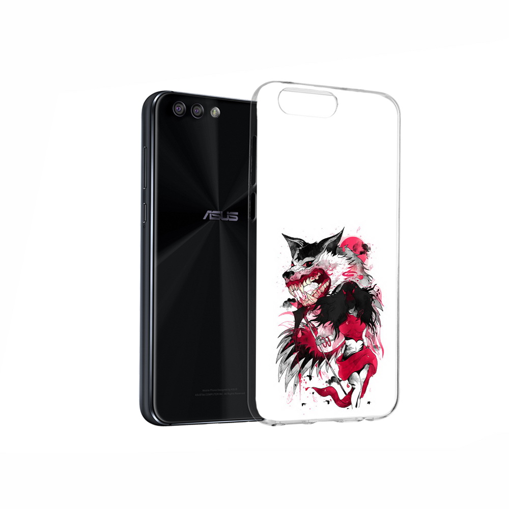 

Чехол MyPads Tocco для Asus ZenFone 4 красная шапочка, Прозрачный, Tocco