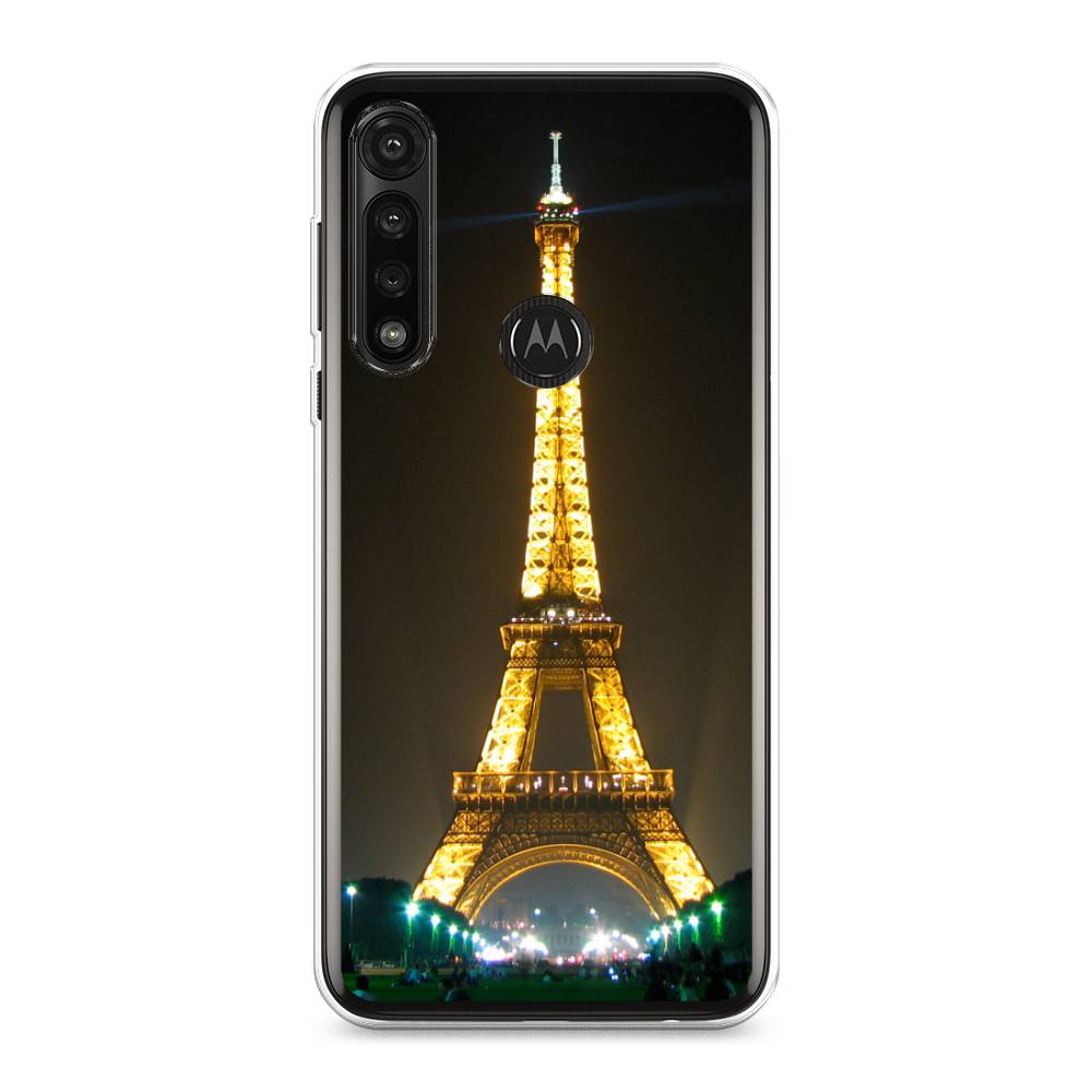 

Чехол на Motorola Moto G Power 2020 "Париж 2", Желтый;серый, 242650-2