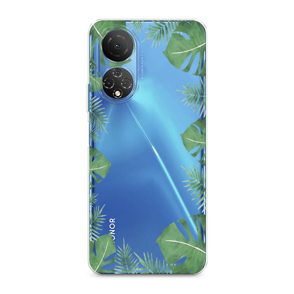 

Чехол Awog на Honor X7 2022 "Листья папоротника рамка", Разноцветный, 6108850-8