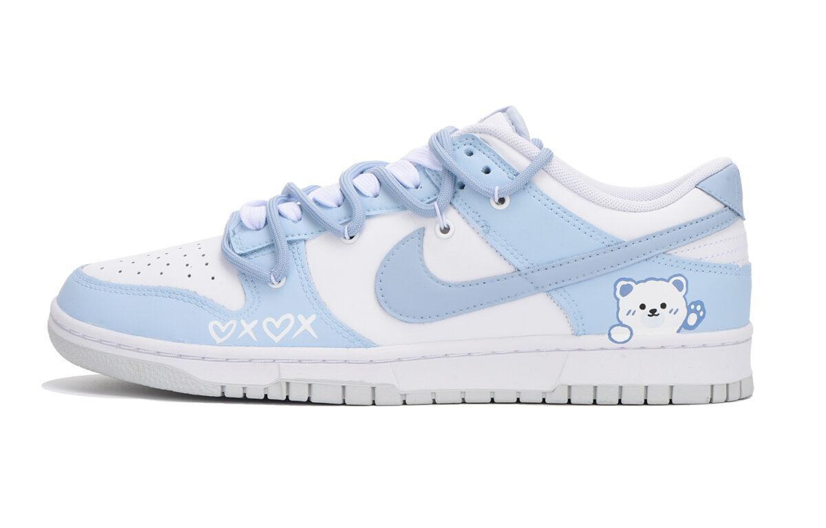 

Кеды унисекс Nike Dunk Low vibe GS белые 39 EU, Белый, Dunk Low vibe GS