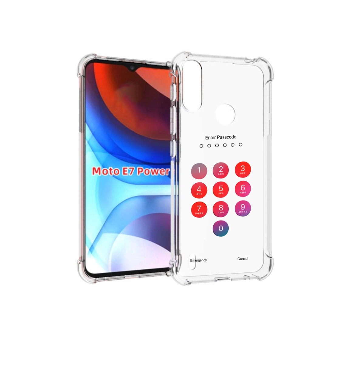 

Чехол MyPads введите-пароль для Motorola Moto E7 Power, Прозрачный, Tocco