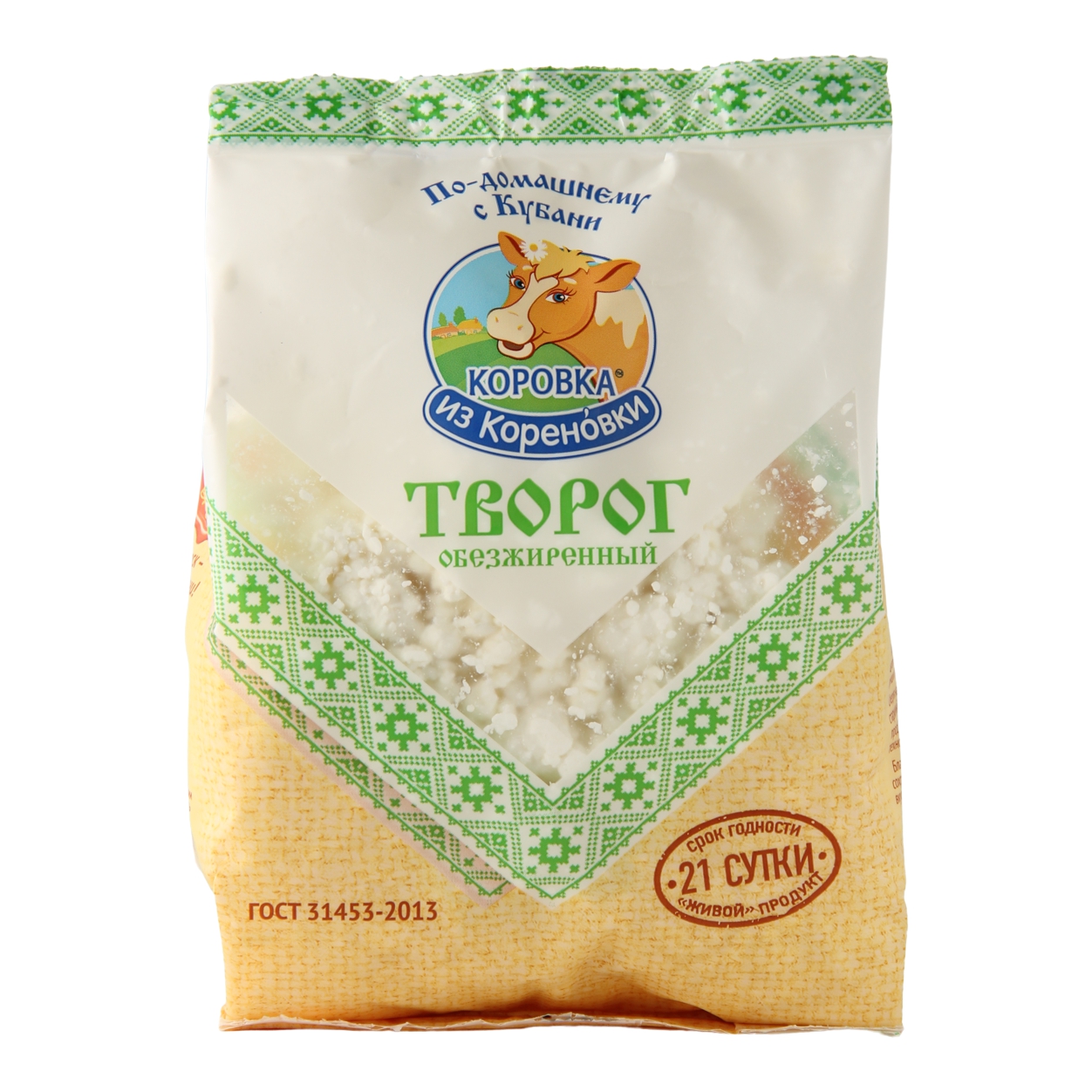 

Творог рассыпчатый Коровка из Кореновки обезжиренный 340 г