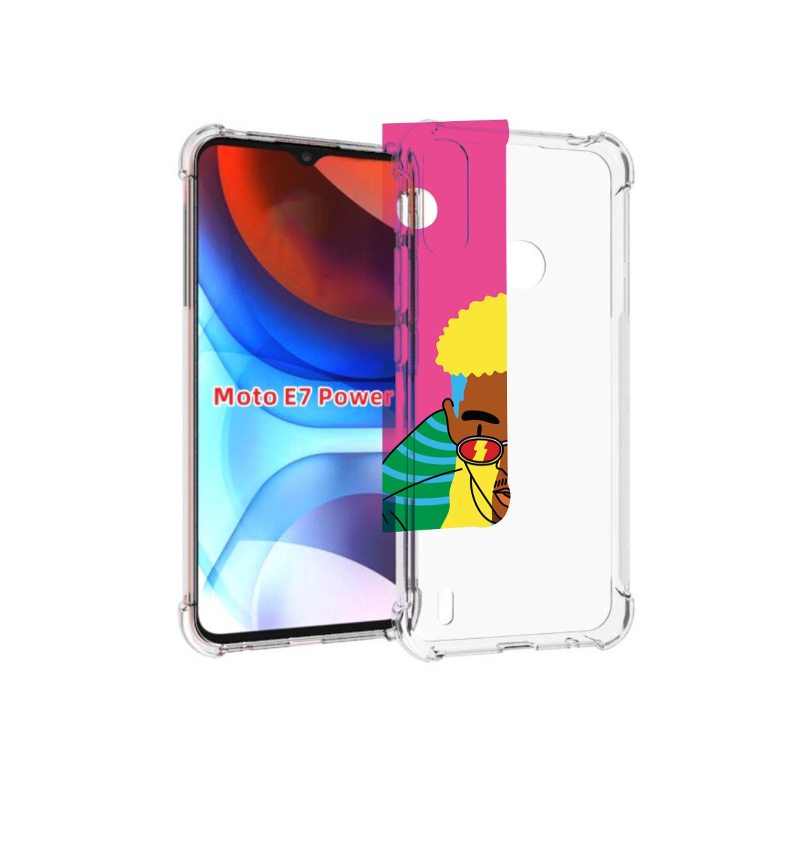 

Чехол MyPads бразилец для Motorola Moto E7 Power, Прозрачный, Tocco