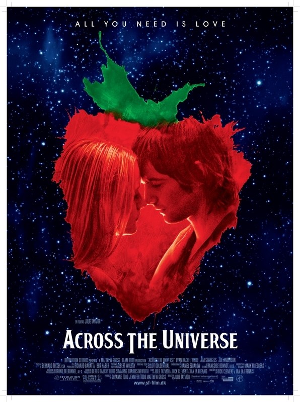 

Постер к фильму "Через Вселенную" (Across the Universe) A4