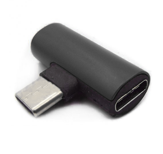 Переходник QVATRA USB Type C to 2 Type C черный