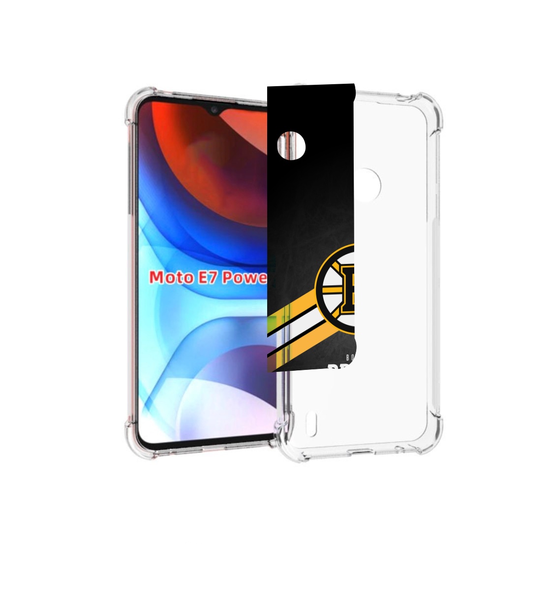 

Чехол MyPads бостон-брюингс мужской для Motorola Moto E7 Power, Прозрачный, Tocco