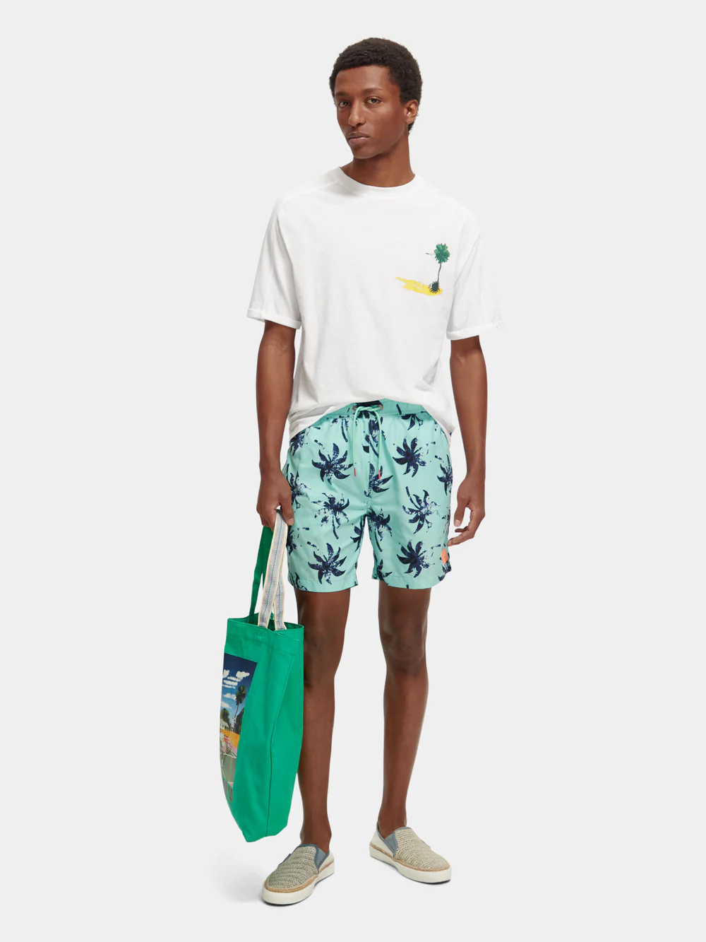 

Шорты для плавания мужские Scotch & Soda 172414/5960 зеленые S, Зеленый, 172414/5960