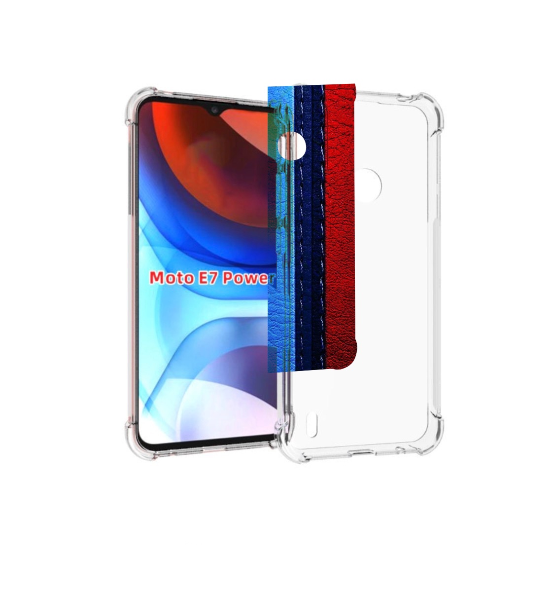 

Чехол MyPads бмв М мужской для Motorola Moto E7 Power, Прозрачный, Tocco