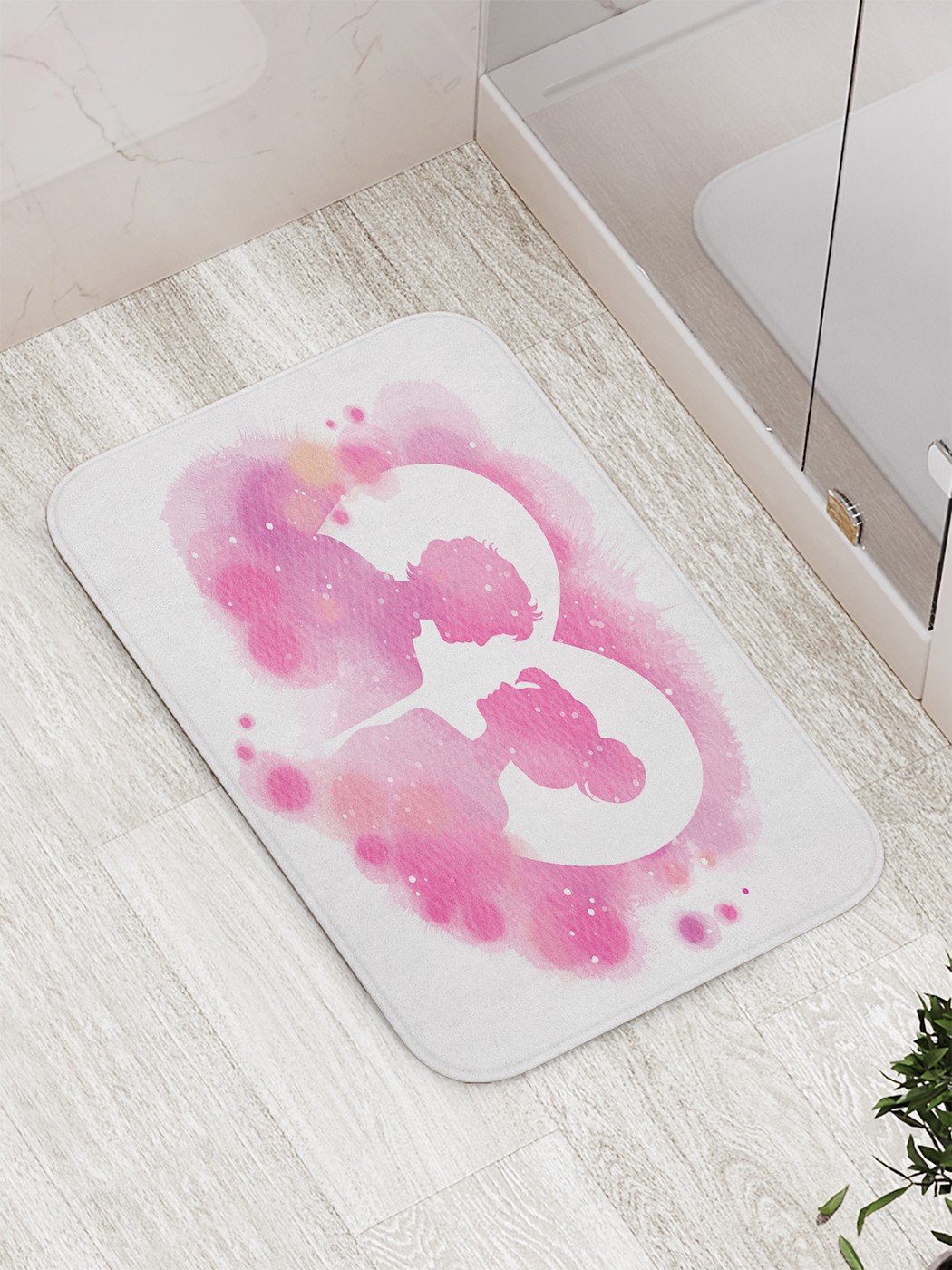 

Коврик противоскользящий для ванной, сауны, бассейна, 77х52 см bath_83718 JoyArty