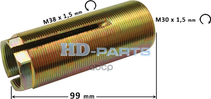 

307030_переходник Рулевой Тяги! Omn Scania, Iveco, Bova HD-parts арт. 307030