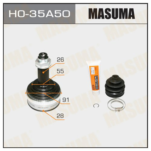 

ШРУС наруж. ком/кт MASUMA ho35a50