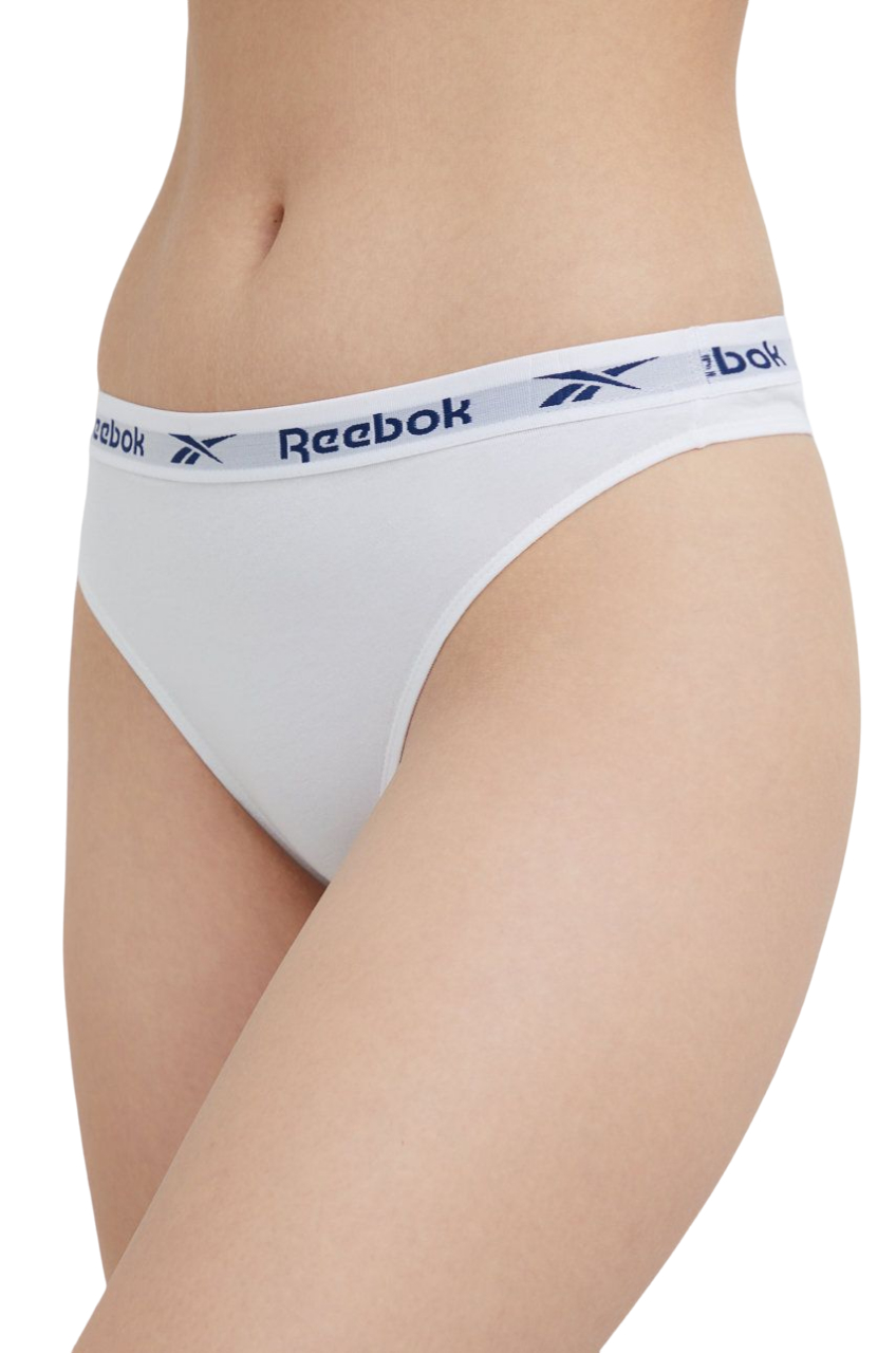 Комплект трусов Reebok для женщин U4_F9800_RBK серый белый синий XS 3 шт