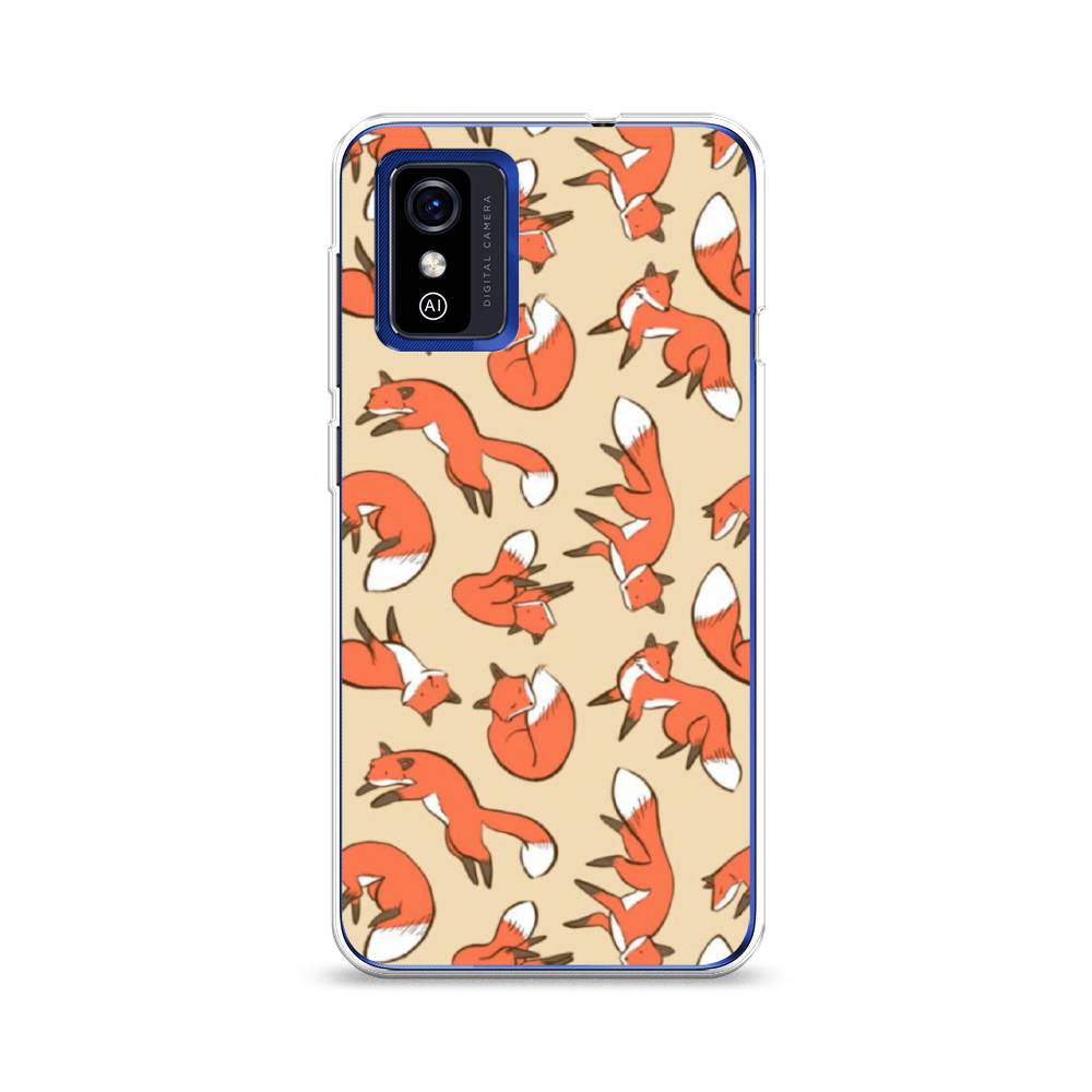 

Чехол Awog на ZTE Blade L9 / ЗТЕ Блэйд L9 "Лисички фон", Разноцветный, 135250-3