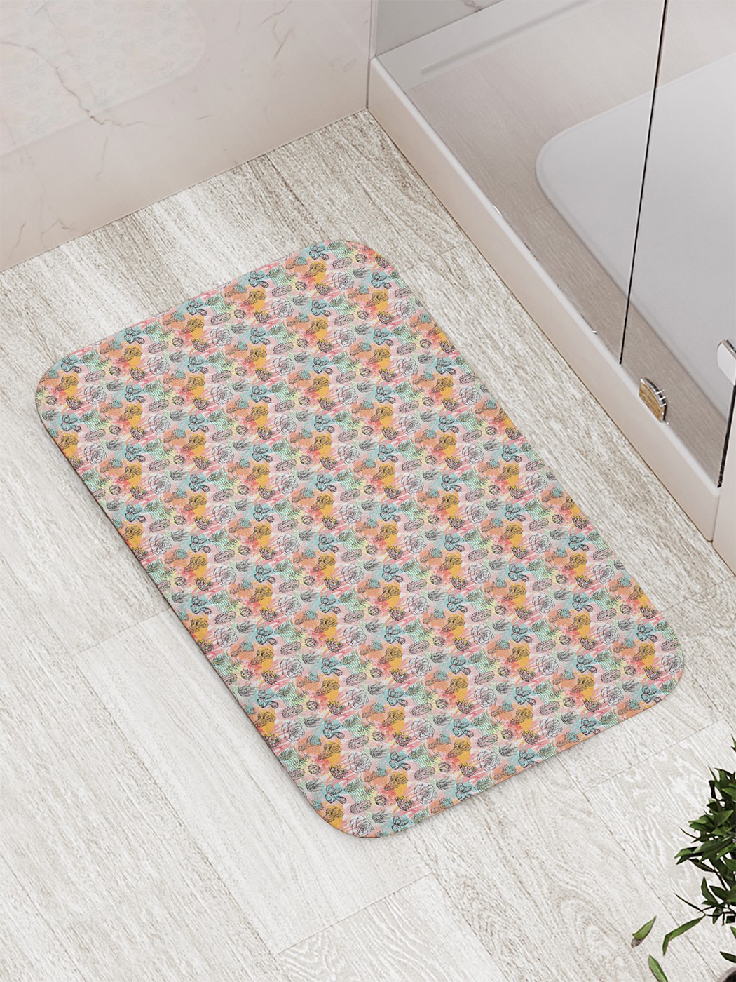 

Коврик противоскользящий для ванной, сауны, бассейна, 77х52 см bath_83622 JoyArty
