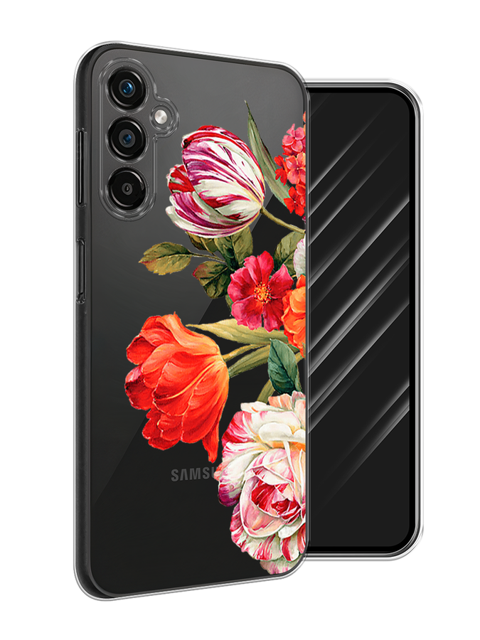 

Чехол Awog на Samsung Galaxy A25 5G "Весенний букет", Красный;розовый;зеленый, 2108550-8