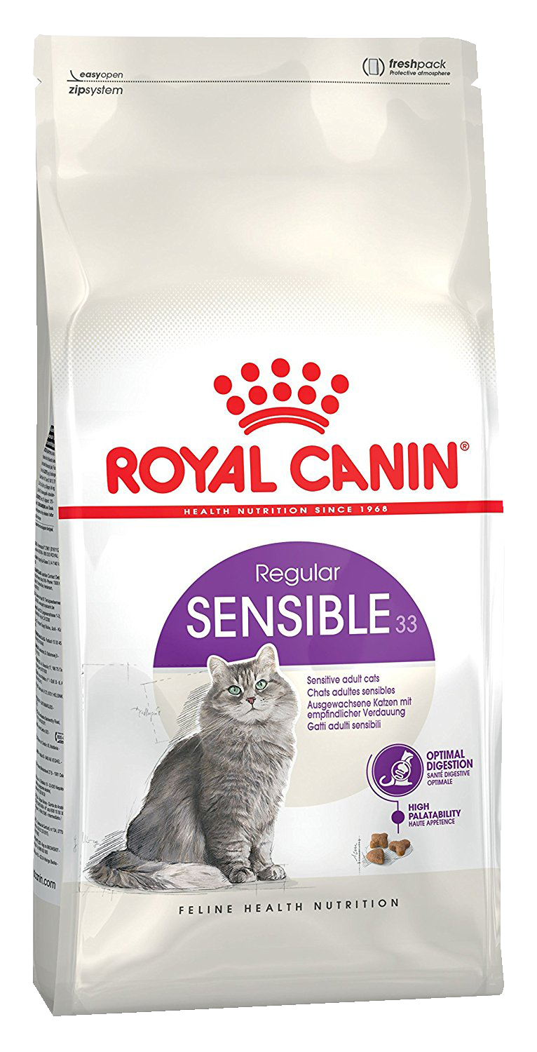фото Сухой корм для кошек royal canin sensible 33, при чувствительном пищеварении, 0,4кг