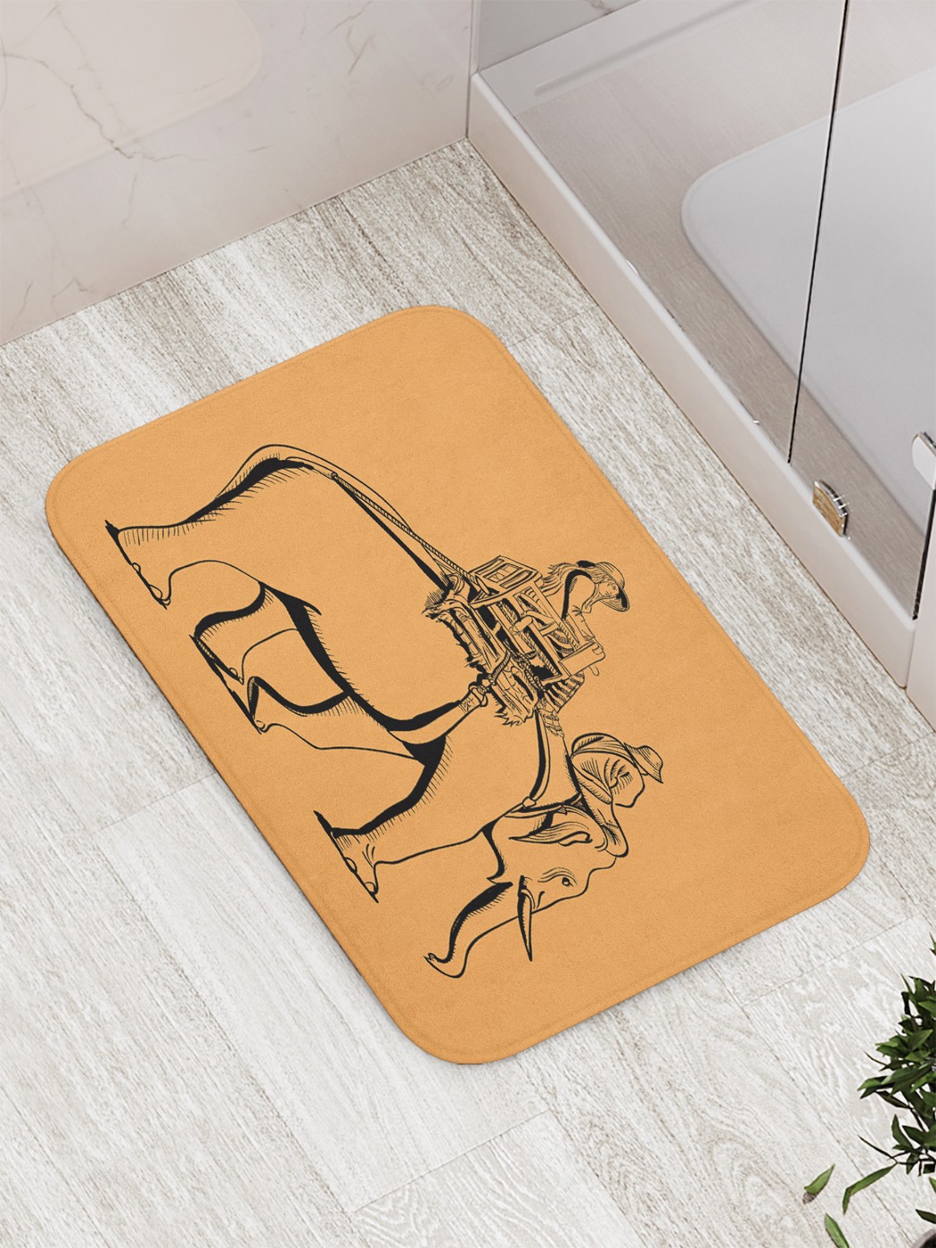 

Коврик противоскользящий для ванной, сауны, бассейна, 77х52 см bath_83491 JoyArty