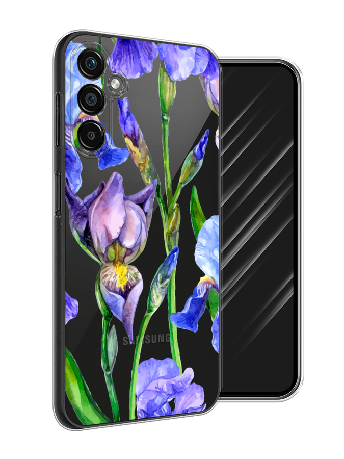

Чехол Awog на Samsung Galaxy A25 5G "Синие ирисы", Фиолетовый;голубой;зеленый, 2108550-8