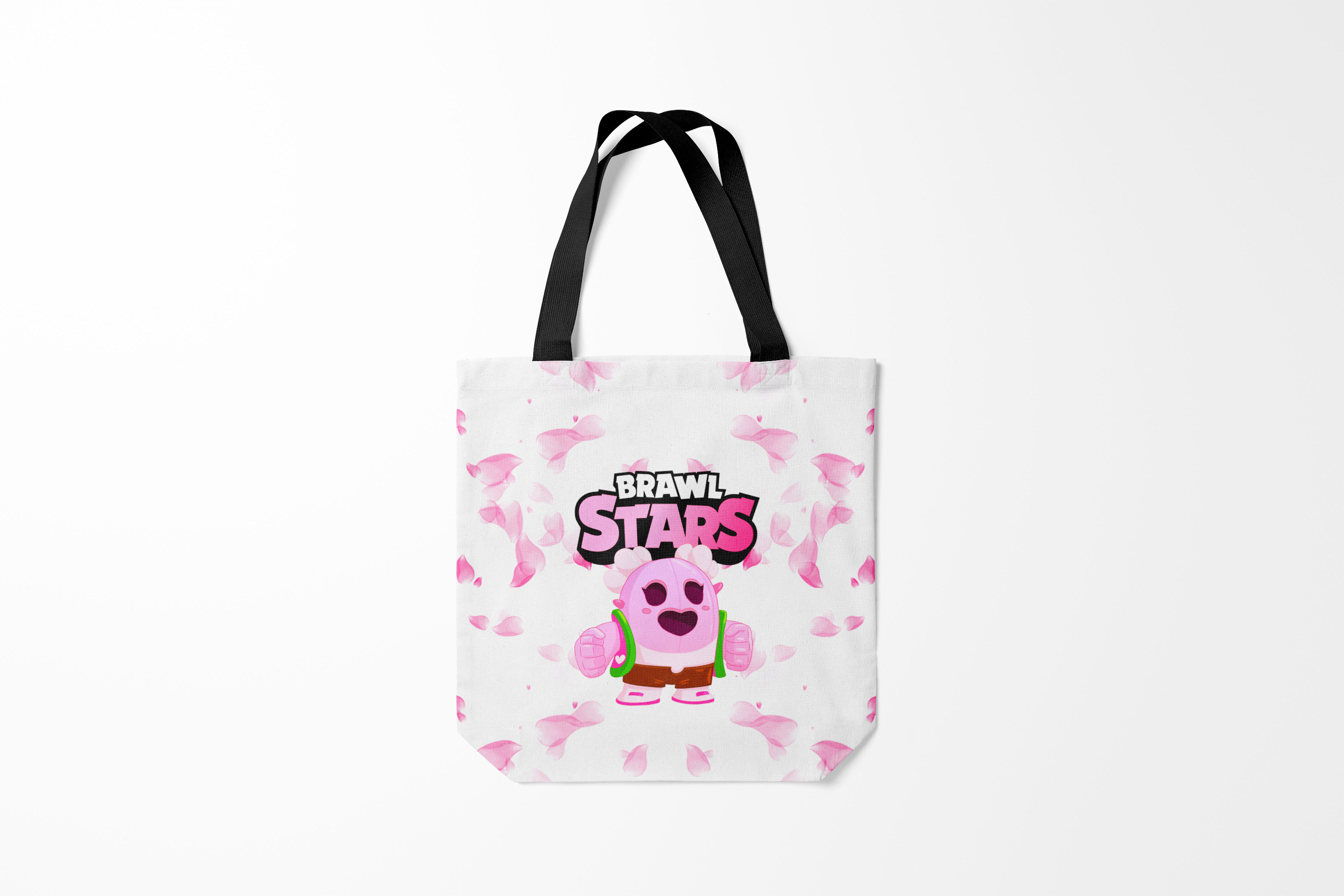 

Сумка шoппер унисекс Burnettie Brawl Stars Sakura Spike, черный, Brawl Stars Sakura Spike