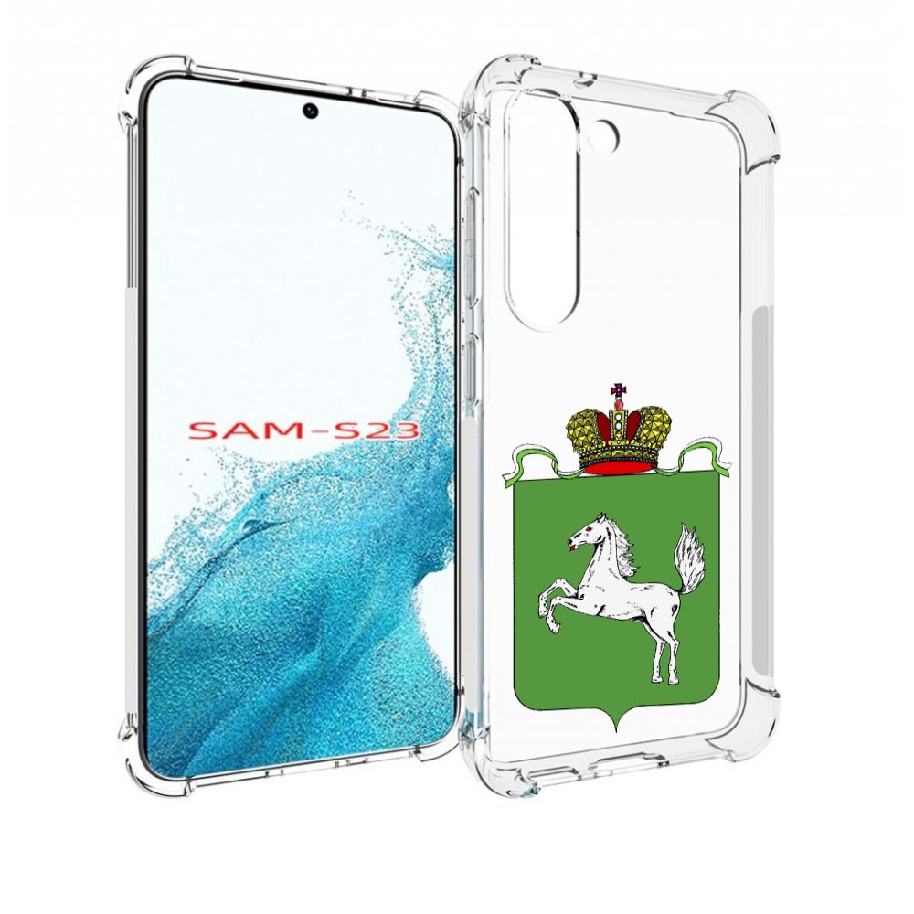 

Чехол MyPads герб томская область для Samsung Galaxy S23, Прозрачный, Tocco