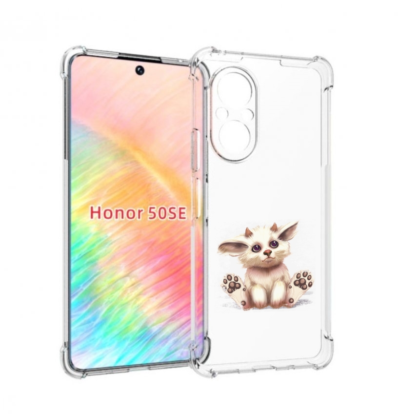 

Чехол бампер MyPads Маленькое чудо детский для Honor 50 SE проти, Прозрачный, Tocco