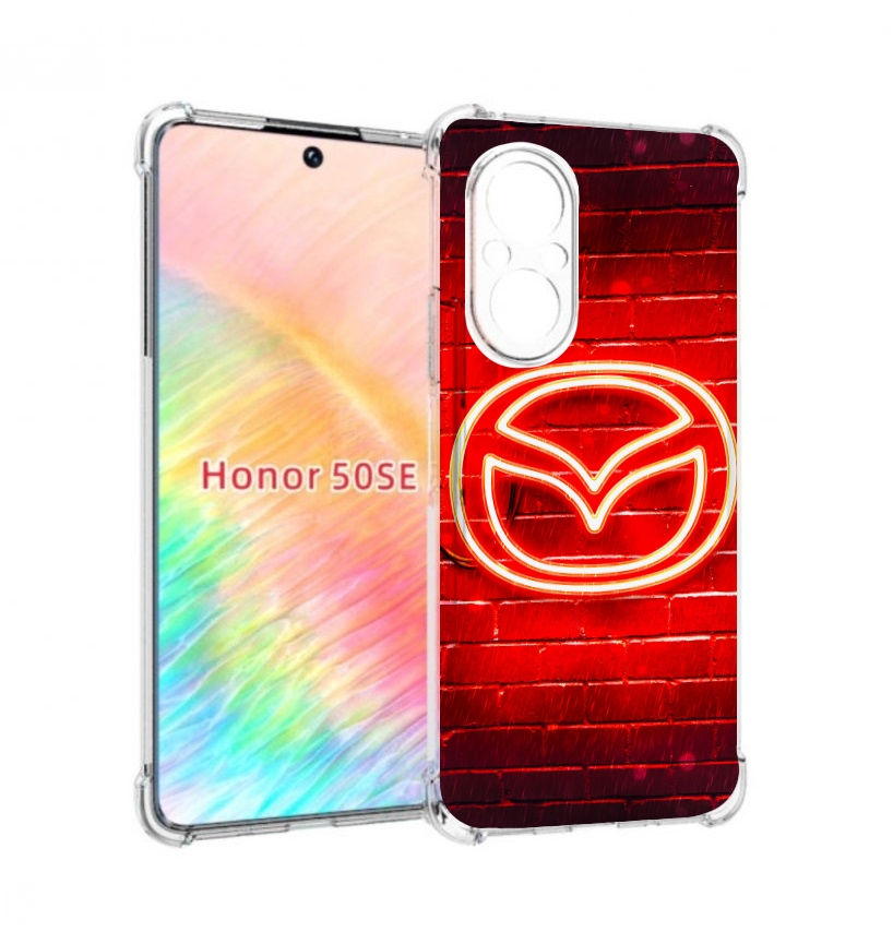 

Чехол бампер MyPads Мазда для Honor 50 SE противоударный, Прозрачный, Tocco