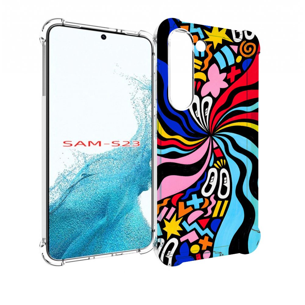 

Чехол MyPads волнистая-абстракция для Samsung Galaxy S23, Прозрачный, Tocco