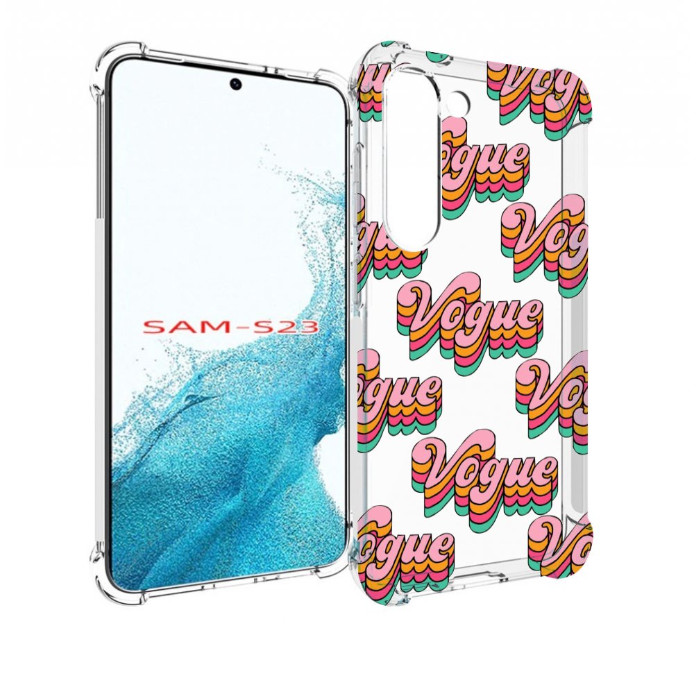 

Чехол MyPads вогуе для Samsung Galaxy S23, Прозрачный, Tocco