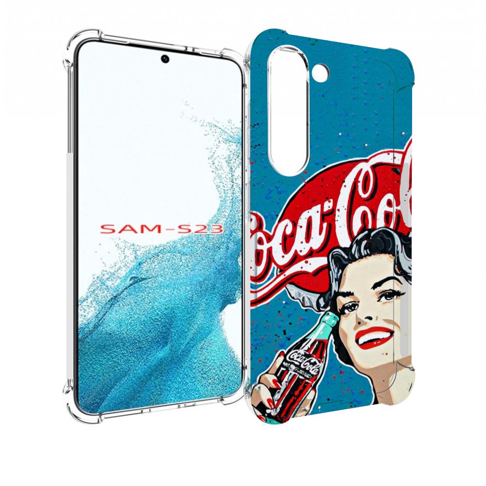 

Чехол MyPads вкусная кола картинка для Samsung Galaxy S23, Прозрачный, Tocco
