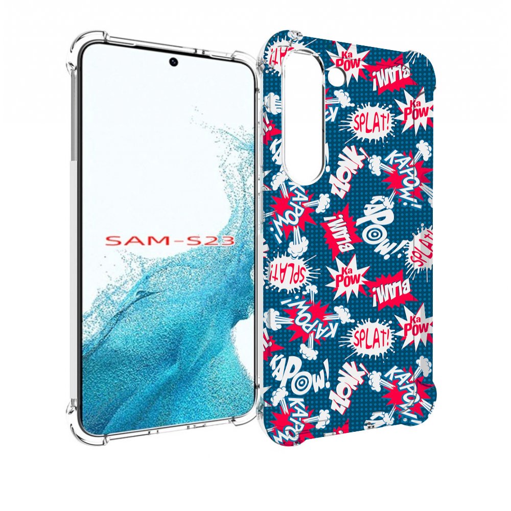 

Чехол MyPads взрывной-принт для Samsung Galaxy S23, Прозрачный, Tocco