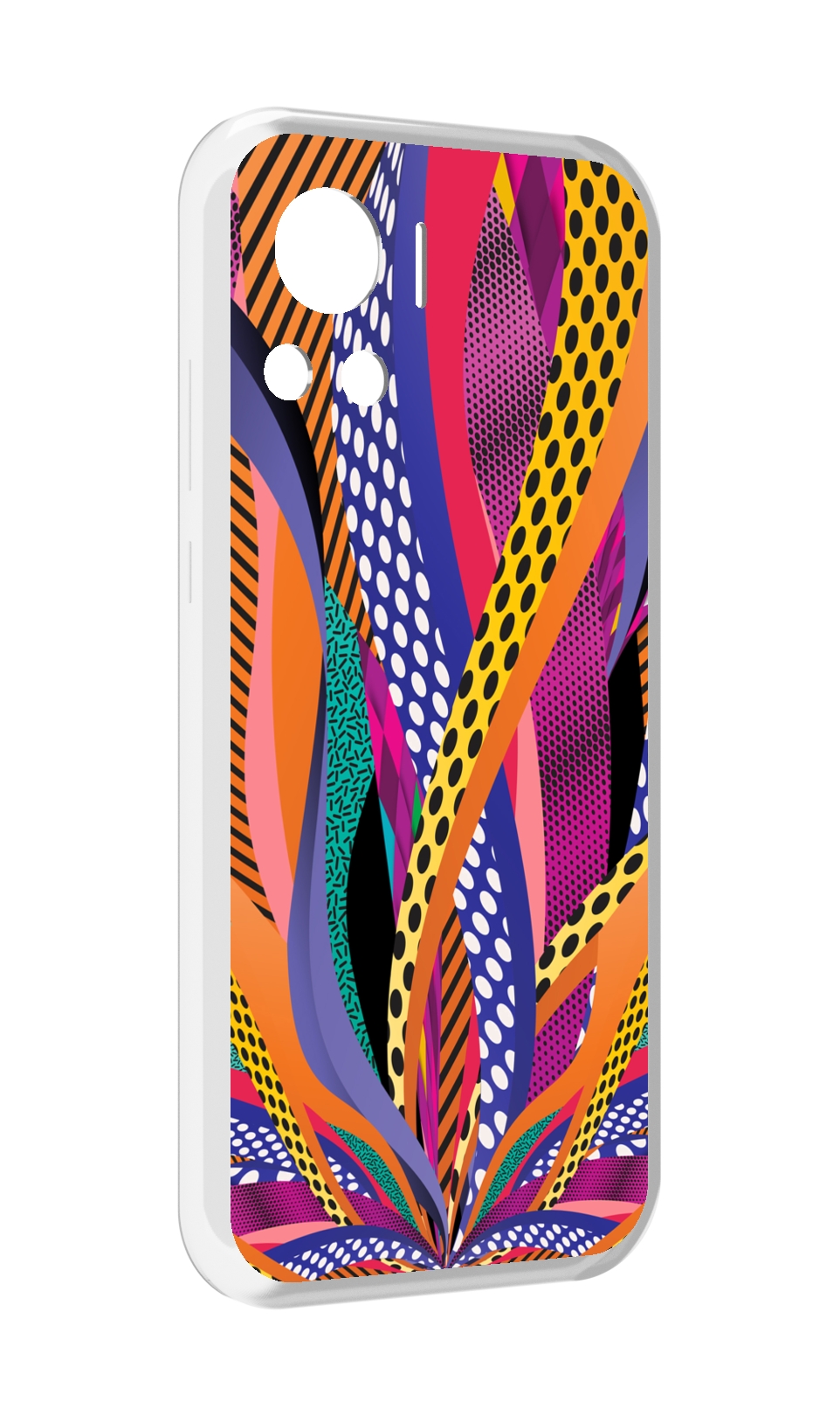 

Чехол MyPads разноцветные щупальца для Motorola Edge 30 Ultra, Прозрачный, Tocco