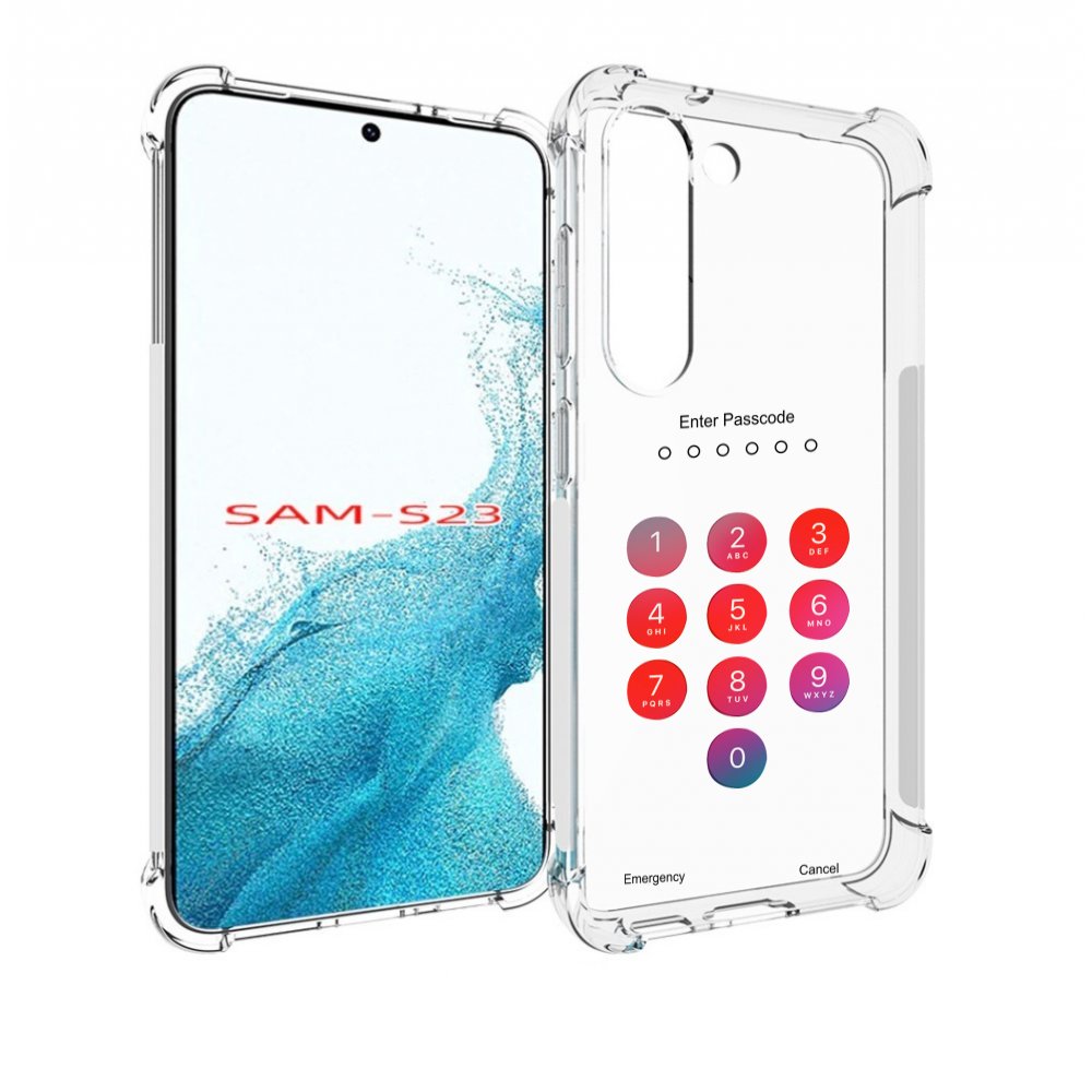 

Чехол MyPads введите-пароль для Samsung Galaxy S23, Прозрачный, Tocco