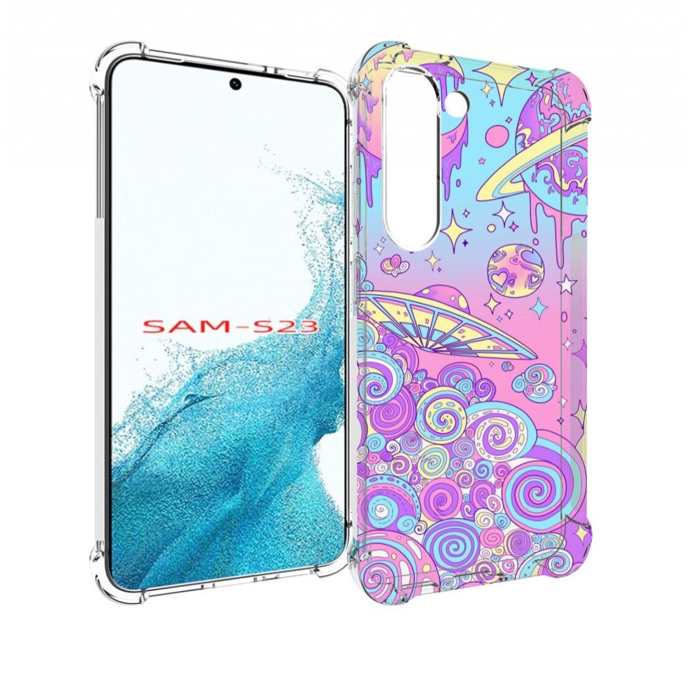 

Чехол MyPads ванильные планеты для Samsung Galaxy S23, Прозрачный, Tocco