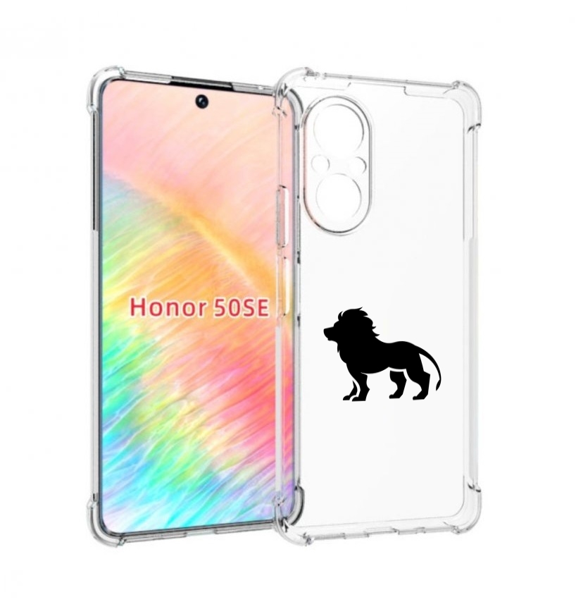 

Чехол бампер MyPads Лев для Honor 50 SE противоударный, Прозрачный, Tocco