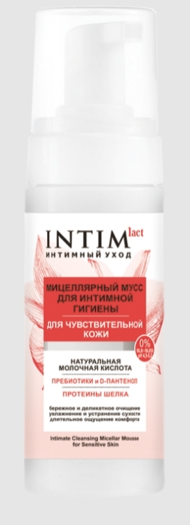 Интимный уход Vitex, МИЦЕЛЛЯРНЫЙ МУСС 