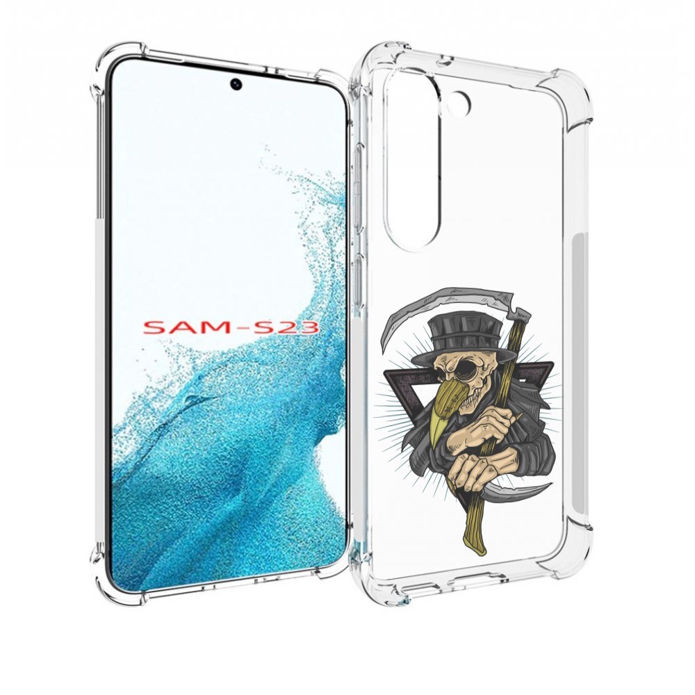 

Чехол MyPads борец-с-чумой для Samsung Galaxy S23, Прозрачный, Tocco