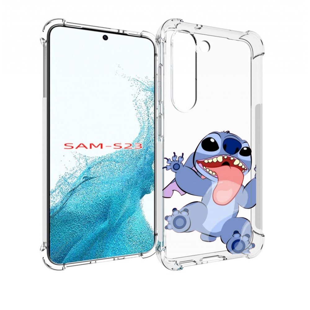 

Чехол MyPads большой-стич для Samsung Galaxy S23, Прозрачный, Tocco