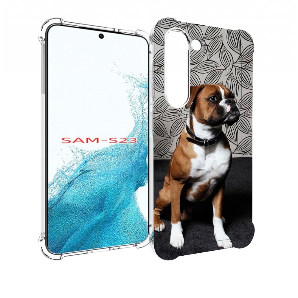 

Чехол MyPads боксер собака для Samsung Galaxy S23, Прозрачный, Tocco