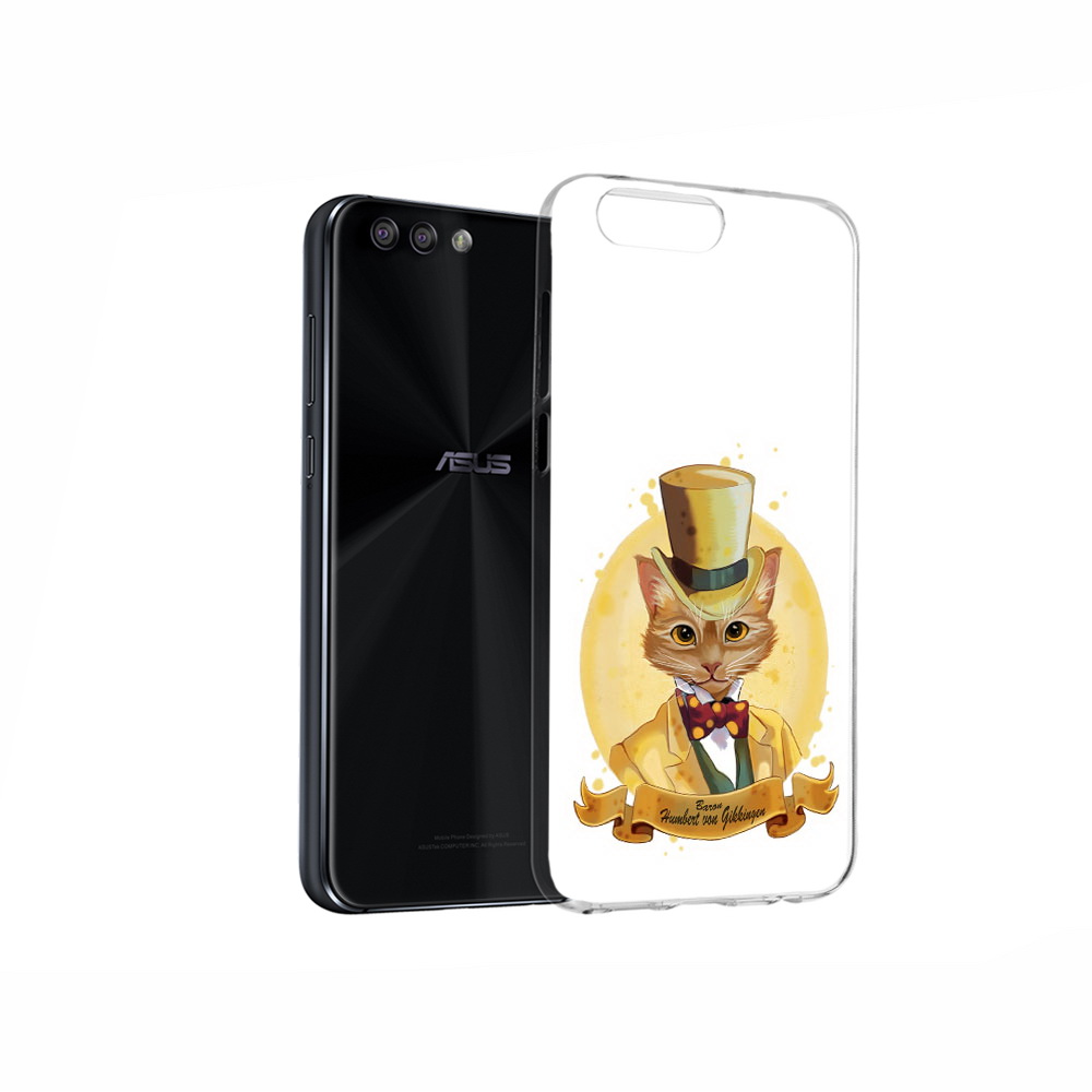 

Чехол MyPads Tocco для Asus ZenFone 4 кот юрист, Прозрачный, Tocco