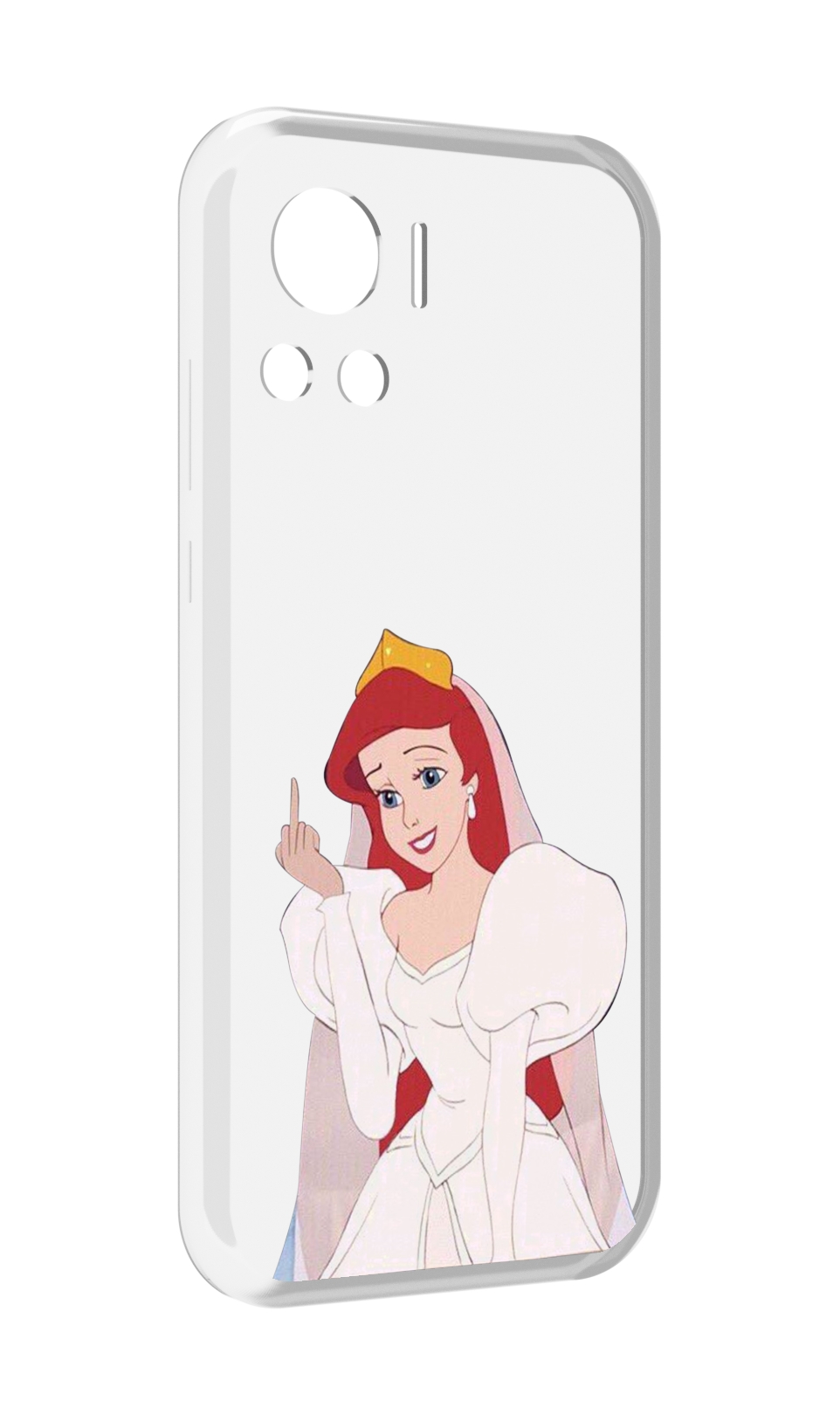 

Чехол MyPads принцесса-Русалочка-Ариель женский для Motorola Edge 30 Ultra, Прозрачный, Tocco