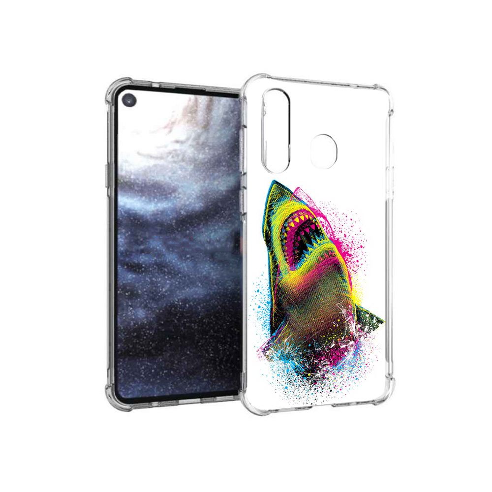 

Чехол MyPads Tocco для Samsung Galaxy A8s челюсти-2 (PT124633.501.674), Прозрачный, Tocco