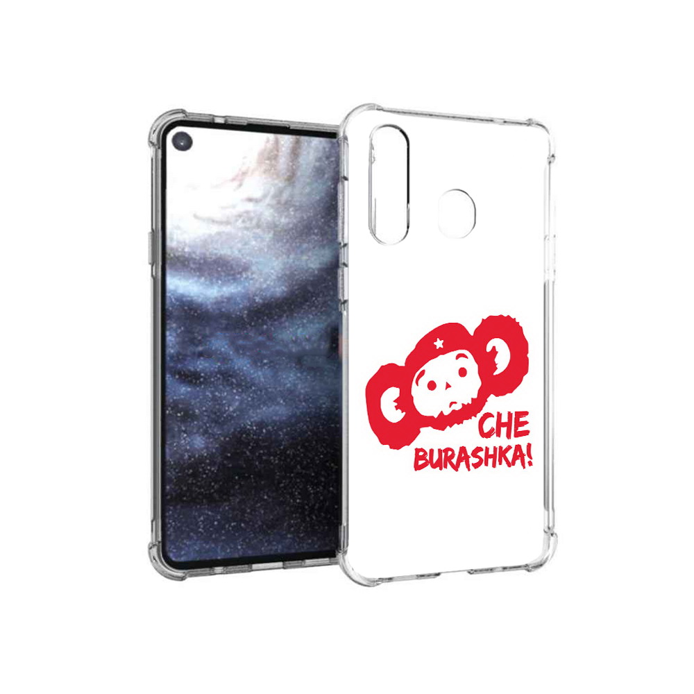 

Чехол MyPads Tocco для Samsung Galaxy A8s чебурашка (PT124633.501.672), Прозрачный, Tocco
