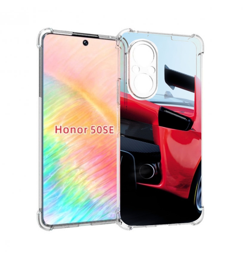 

Чехол бампер MyPads Крыло-машины мужской для Honor 50 SE противо, Прозрачный, Tocco