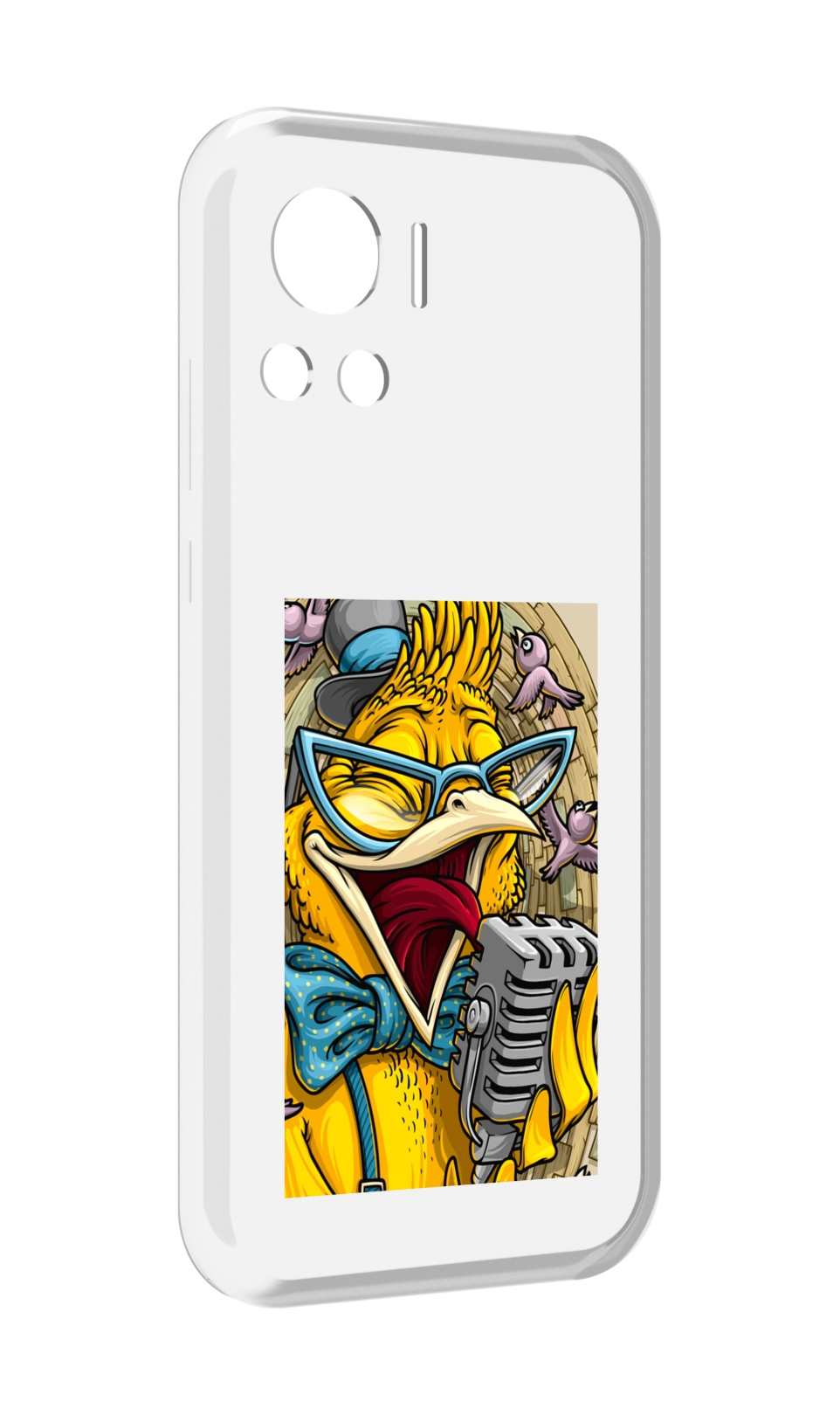 

Чехол MyPads поющая птичка для Motorola Edge 30 Ultra, Прозрачный, Tocco